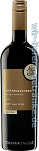 Alde Gott Spätburgunder Rotwein "Rot & Süß" Qualitätswein
